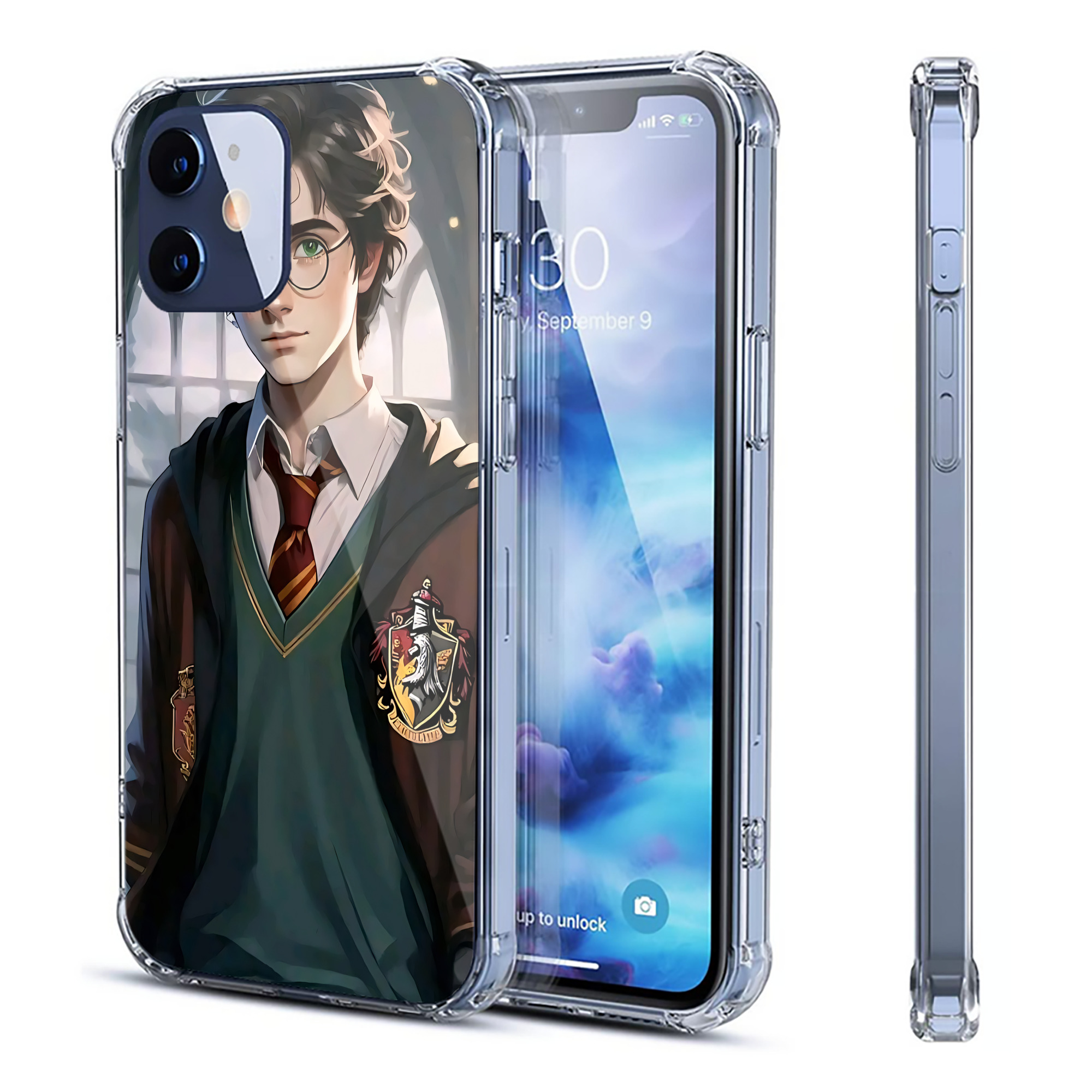 （画像用） Harry Potter ハリー・ポッターシリーズ 【iPhone 12シリーズ対応】透明スマホケース（クリアソフトケース）